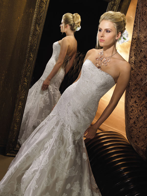 Orifashion HandmadeRomantic Handmade Lace Wedding Dress AL040